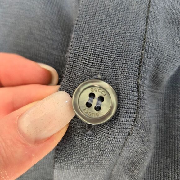 GUCCI knit Men's sweater cardigan top size XXXL - Picture 5 of 14